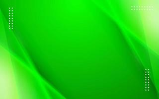 Abstract green neon light color background vector