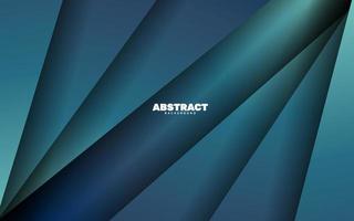 Abstract overlap layer papercut blue color background vector