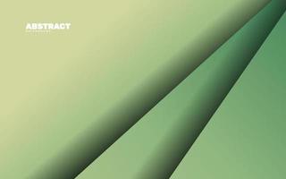 Abstract green color overlap layer background vector