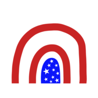 Rainbow 4th of July png