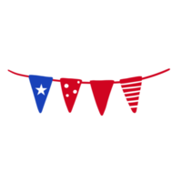 4th of July Bunting png