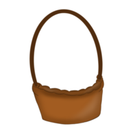 panier d'oeufs de Pâques png