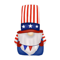Gnome independence day 4th of July png