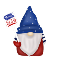 fête de l'indépendance gnome 4 juillet png