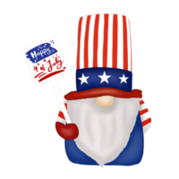 Gnome independence day 4th of July png