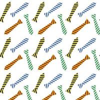 Seamless pattern with necktie. Vector illustration
