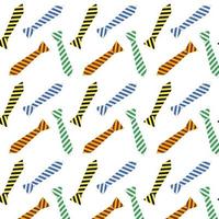 Seamless pattern with necktie. Vector illustration