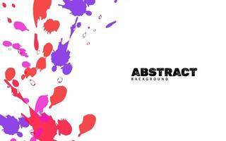 Abstract splash paint watercolor colorfull background vector