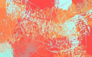 Abstract grunge texture multicolor orange color background vector