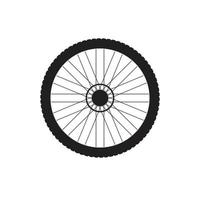 rueda de bicicleta de vectores