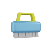 herramientas de limpieza aisladas 3d png