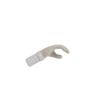 3d isolierte Handgestenbewegung png