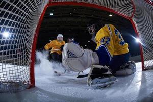 ice hockey goalkeeper photo