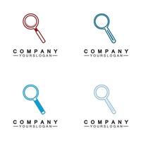 Magnifying glass line icon, outline vector sign, Search symbol, logo illustration.