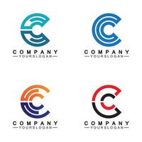 C Letter Logo Template vector