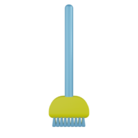 outils de nettoyage isolés 3d png