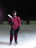retrato de jugador de hockey foto