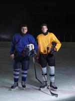 jugadores de hockey sobre hielo foto