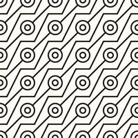 Vector Geometric Abstract Seamless Monochrome Pattern Texture Repeating Background