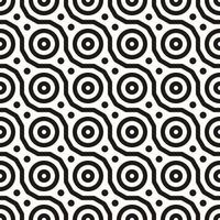 Vector Geometric Abstract Seamless Monochrome Pattern Texture Repeating Background