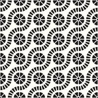 Vector Geometric Abstract Seamless Monochrome Pattern Texture Repeating Background