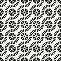 Vector Geometric Abstract Seamless Monochrome Pattern Texture Repeating Background