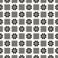 Vector Geometric Abstract Seamless Monochrome Pattern Texture Repeating Background