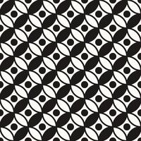 Vector Geometric Abstract Seamless Monochrome Pattern Texture Repeating Background