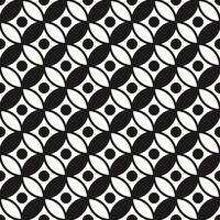 Vector Geometric Abstract Seamless Monochrome Pattern Texture Repeating Background