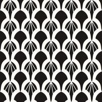 Vector Geometric Abstract Seamless Monochrome Pattern Texture Repeating Background