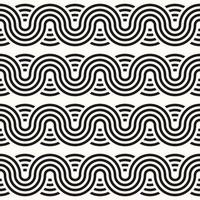 Vector Geometric Abstract Seamless Monochrome Pattern Texture Repeating Background