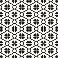 Vector Geometric Abstract Seamless Monochrome Pattern Texture Repeating Background