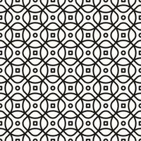 Vector Geometric Abstract Seamless Monochrome Pattern Texture Repeating Background