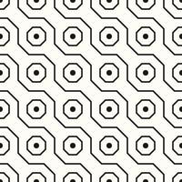 Vector Geometric Abstract Seamless Monochrome Pattern Texture Repeating Background