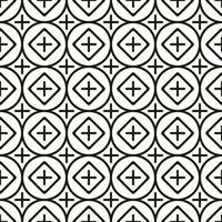 Vector Geometric Abstract Seamless Monochrome Pattern Texture Repeating Background