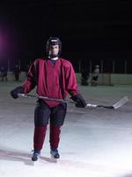 retrato de jugador de hockey foto