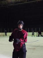 hockey player portrait photo