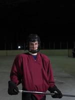 hockey player portrait photo