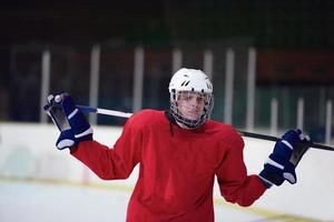 ice hockey player portrait photo