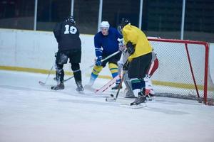 ice hockey goalkeeper photo