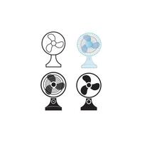 Fan Icon Logo Vector