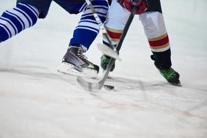 jugadores de hockey sobre hielo foto