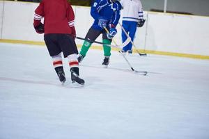 jugadores de hockey sobre hielo foto