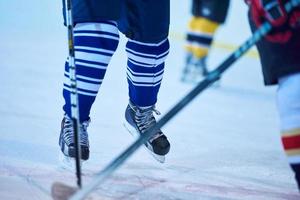 jugadores de hockey sobre hielo foto