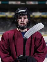 retrato de jugador de hockey foto