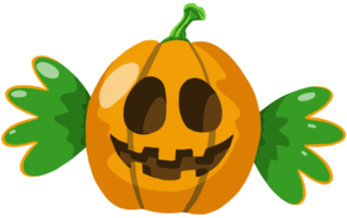 calabaza de caramelo de halloween colorido de dibujos animados lindo png