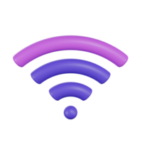 wifi-technologie 3d-illustrationen png