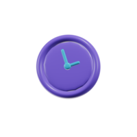 Uhr wesentliche 3D-Icon-Illustrationen png