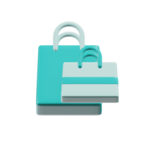 Shopping Bag E Commerce 3D Illustrations png