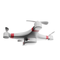 drone rouge illustrations 3d png